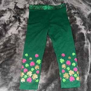 St Patrick’s Day leggings size 3t nwot